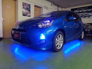 青　車　カスタム　おすすめ、５